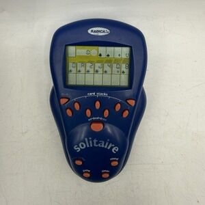 Vintage Radica Solitaire Electronic Handheld Travel Game 2000 Tested & Works